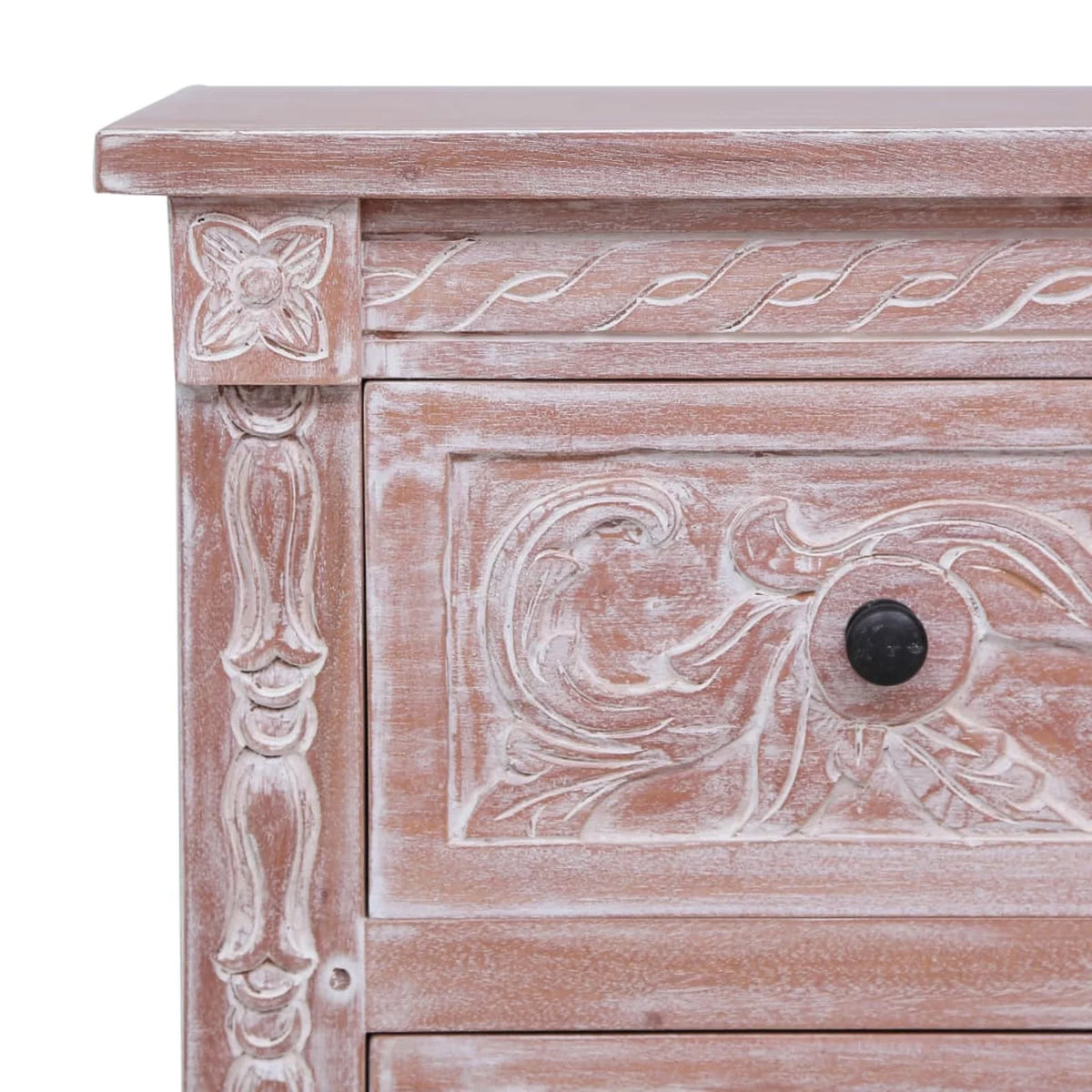 Solid Mahogany Wood Sideboard with 2 Drawers X888466