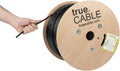 1000ft Red 23AWG 4 Pair Solid Bare Copper Bulk Ethernet Cable X23195