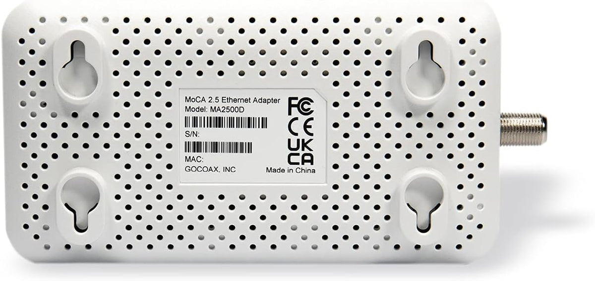 MoCA 2.5 Adapter with 2.5GbE Ethernet Port, White P496631