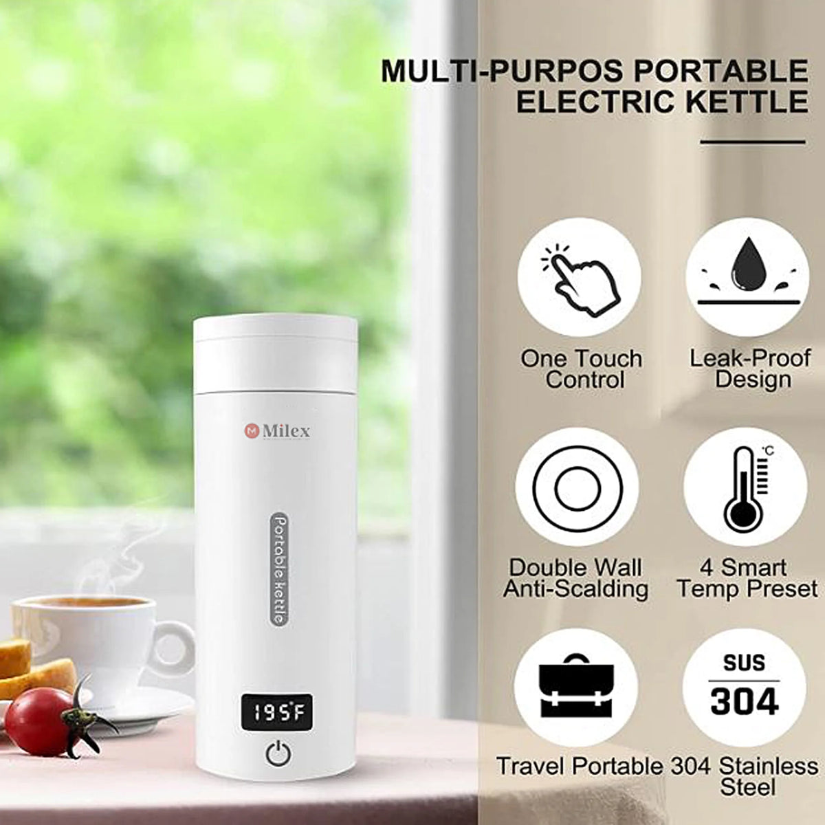 Portable Mini Insulated Kettle H582048