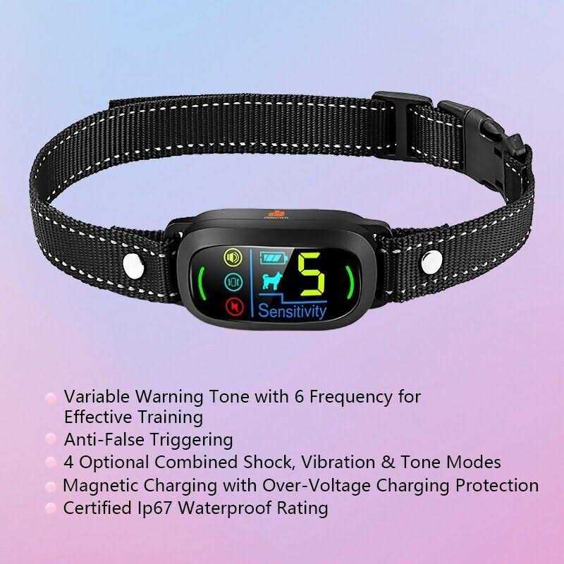 Waterproof Automatic Anti bark Dog Collar J333066