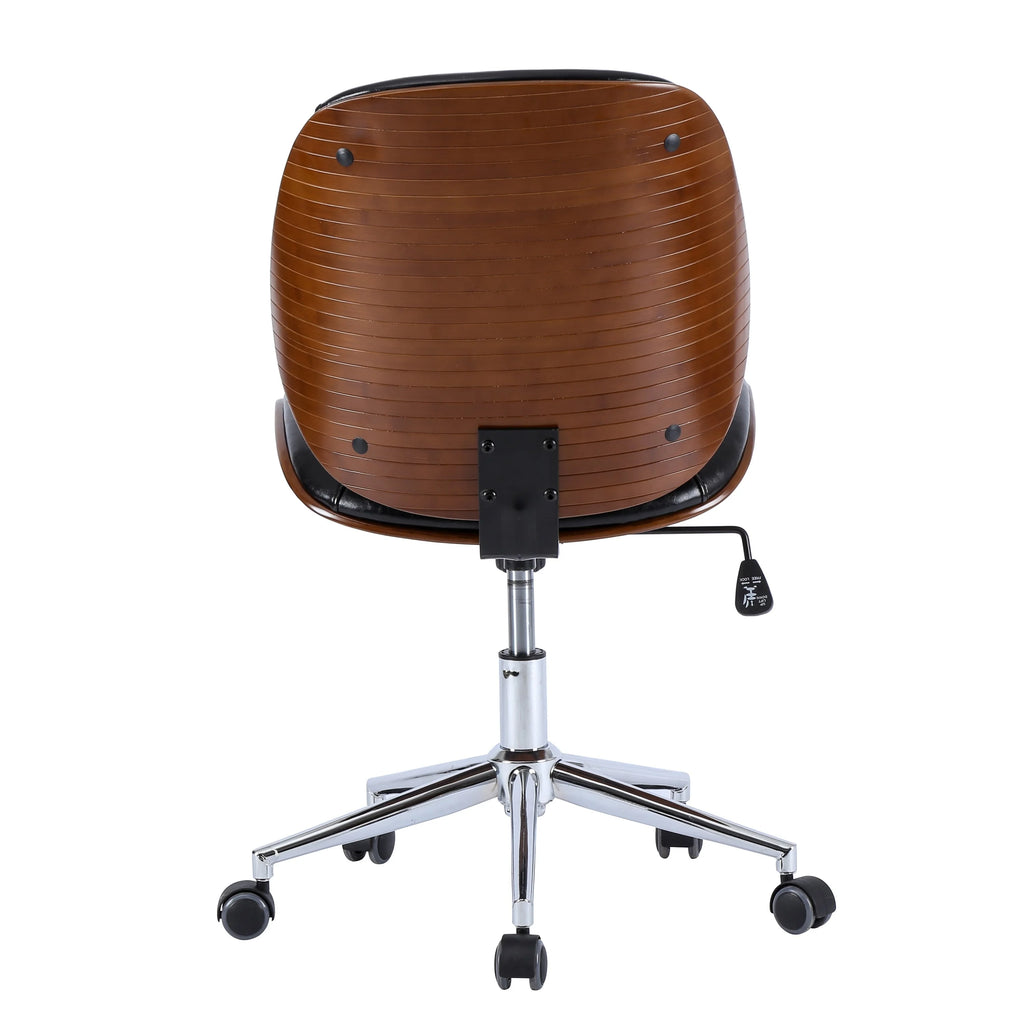 PU Leather Bamboo Office Chair M395238