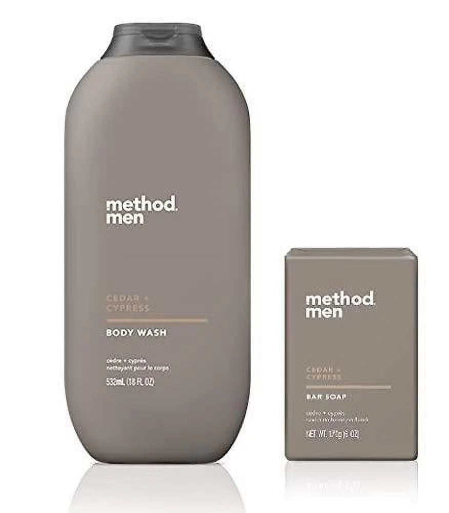 Cedar Cypress Body Wash & Bar Soap Set H3667