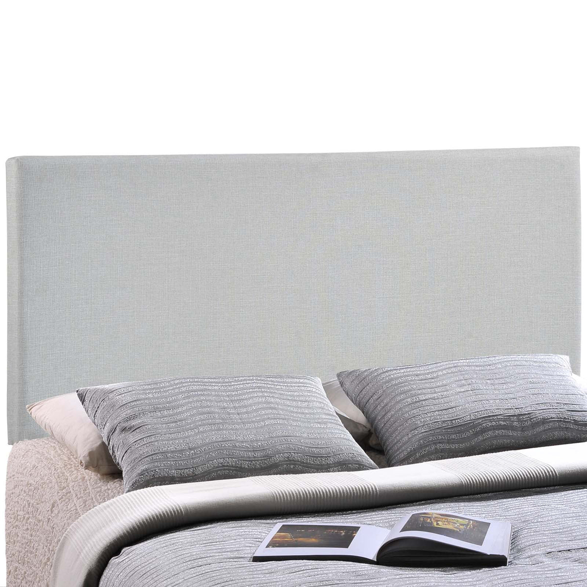 King Upholstered Fabric Headboard S11434