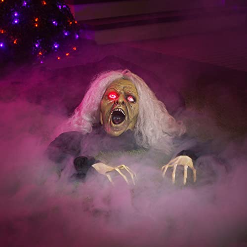 Zombie Halloween Decoration with Sound Effect & Lighted Eyes O935991