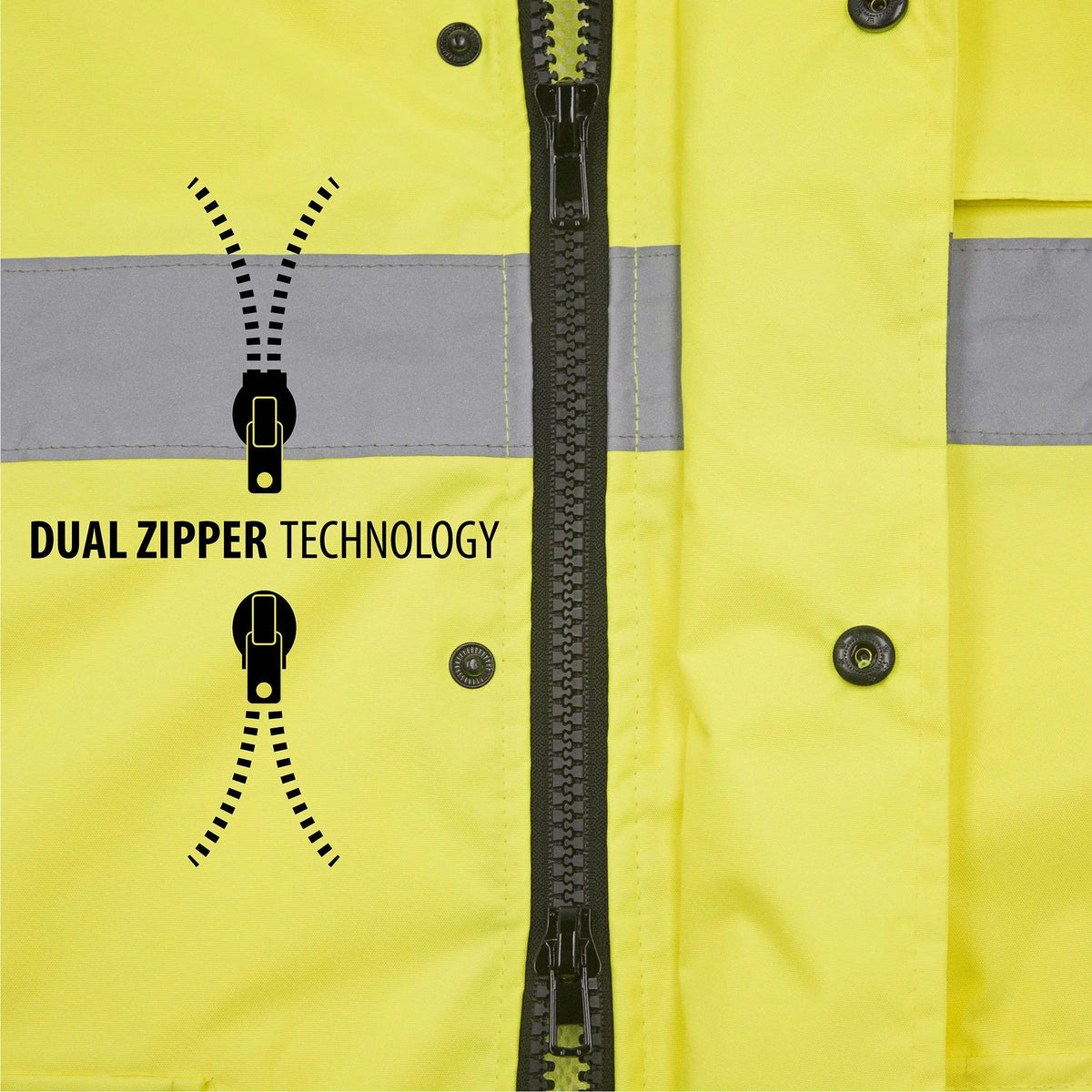 Hi-Vis Safety Rain Jacket B186978