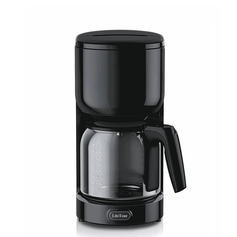 Compact Electric Coffee Machine with Coffee Pot J305