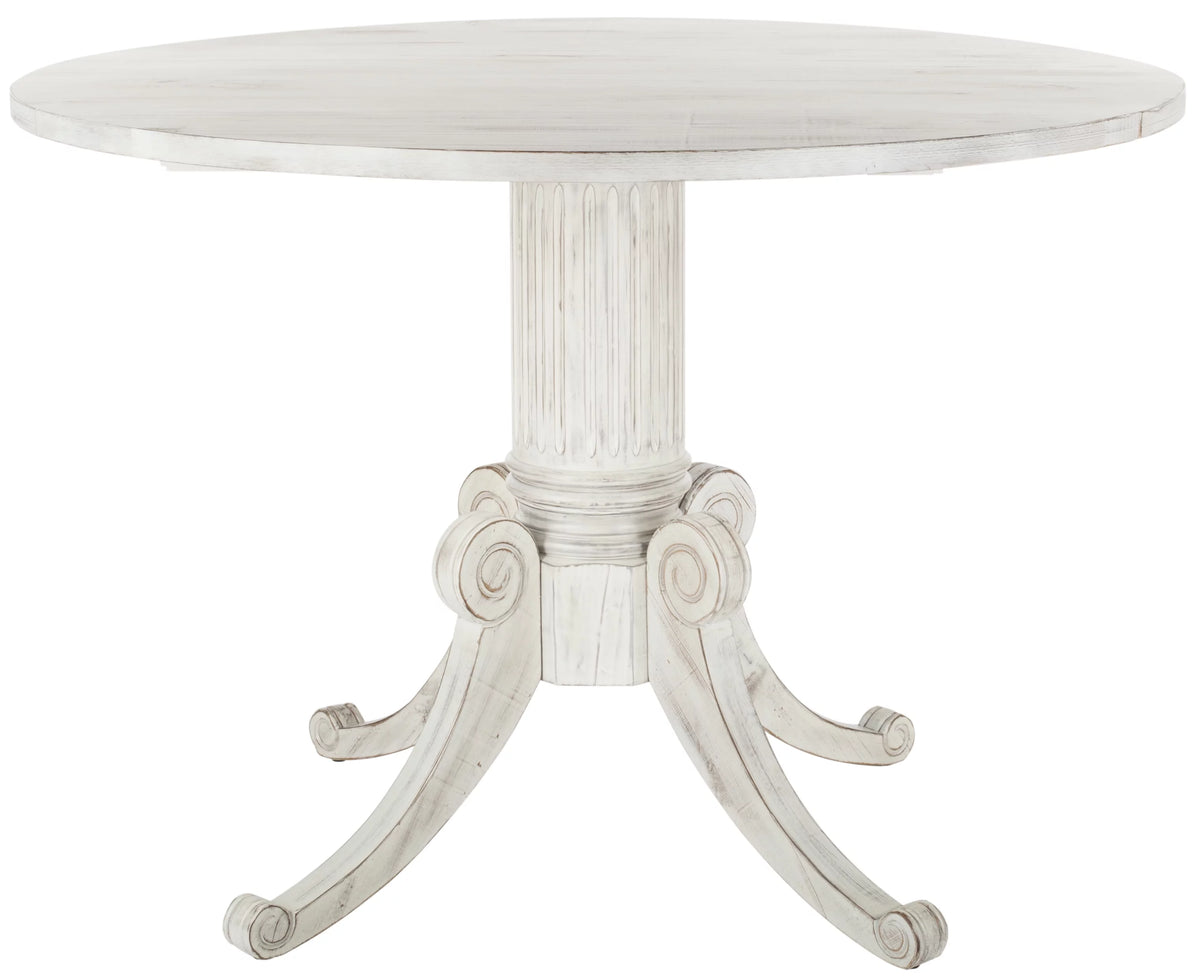 Antique White Foldable Leaf Dining Table U90850