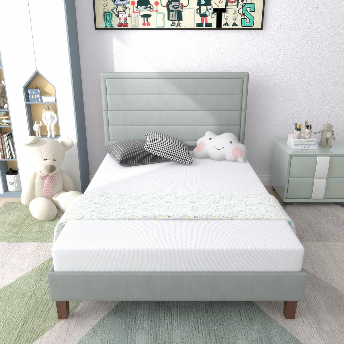 8 inch Full Size Medium Firm Memory Foam Mattress T17825