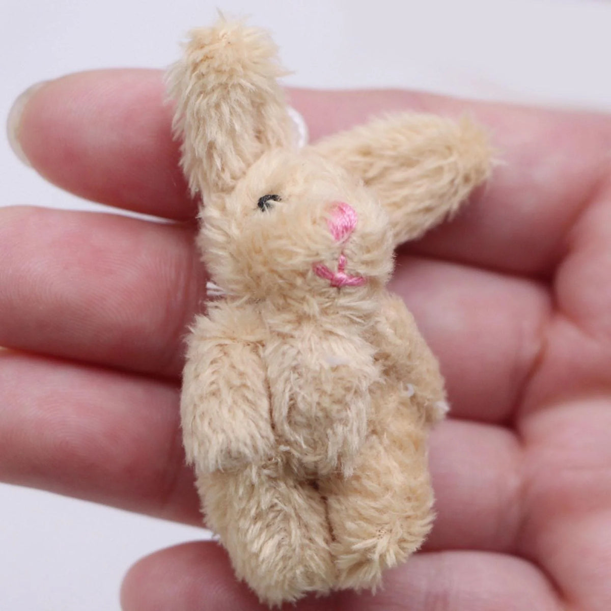 Khaki Rabbit Miniature Plush Doll E750811