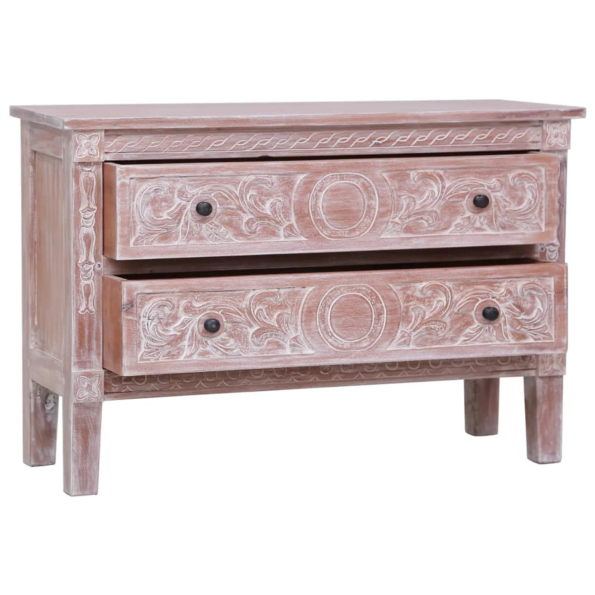 Solid Mahogany Wood Sideboard with 2 Drawers X888466