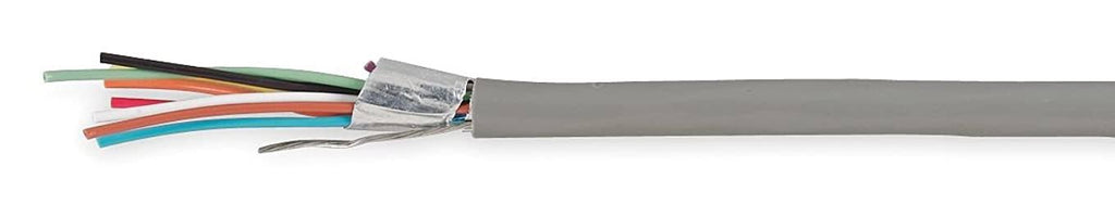 Comm Cable, Shielded, Riser, 22/8, 500 ft., Gray U36751