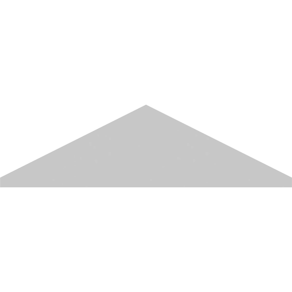 Smooth PVC Peaked Cap Pediment H87210