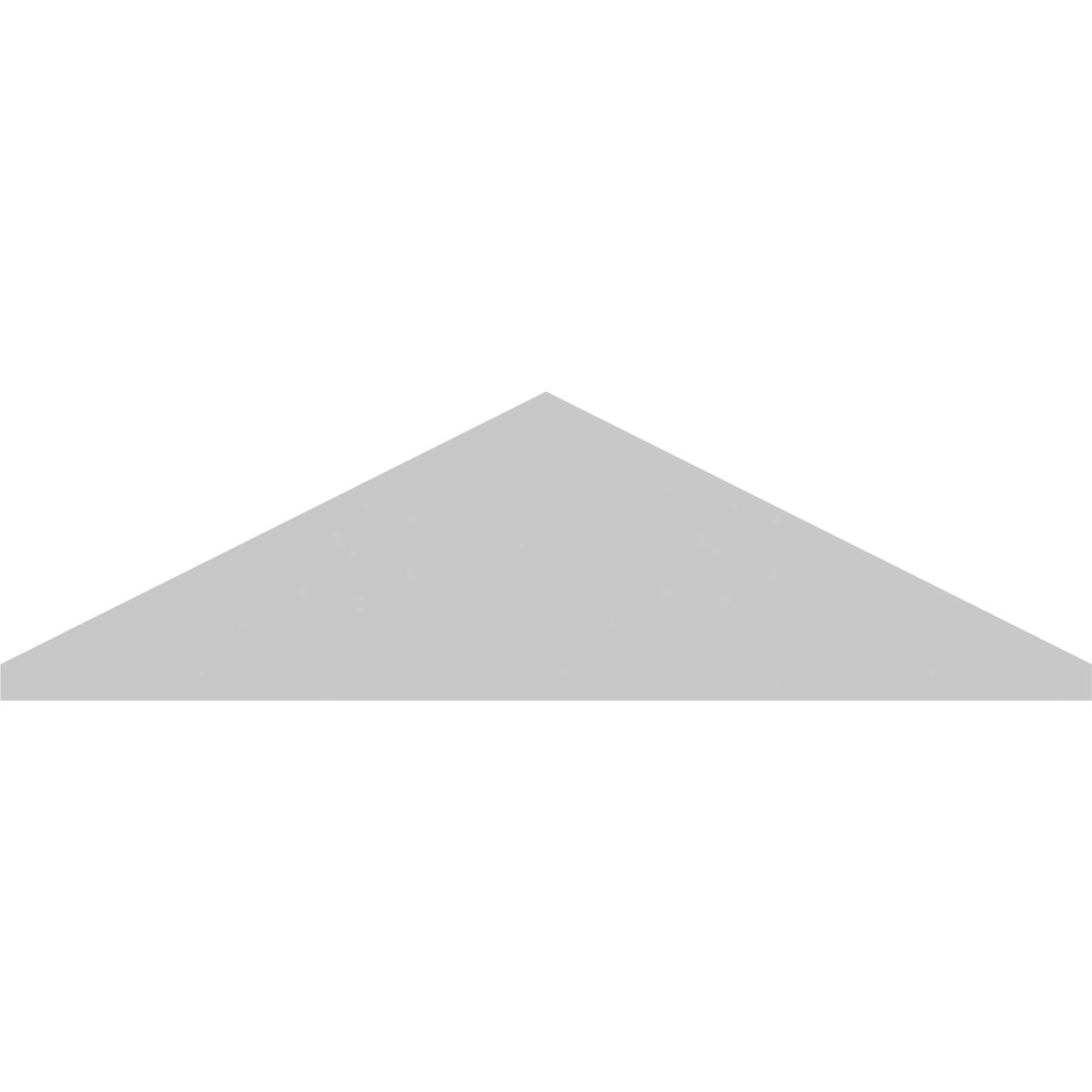 Smooth PVC Peaked Cap Pediment H87210