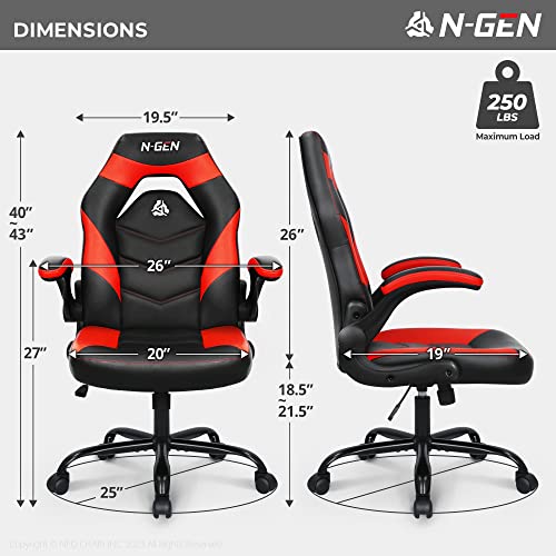 Pink Ergonomic PU Leather Computer Chair with Lumbar Support Z605