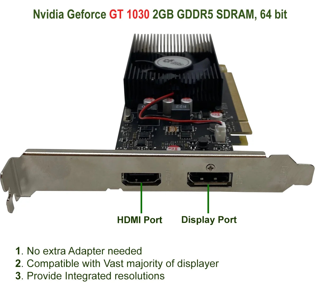 Restored Dell Desktop PC Intel Core i5 16GB Ram 128GB SSD 2TB HDD 20" Monitor NVIDIA GT 1030 WiFi Windows 10 N375114