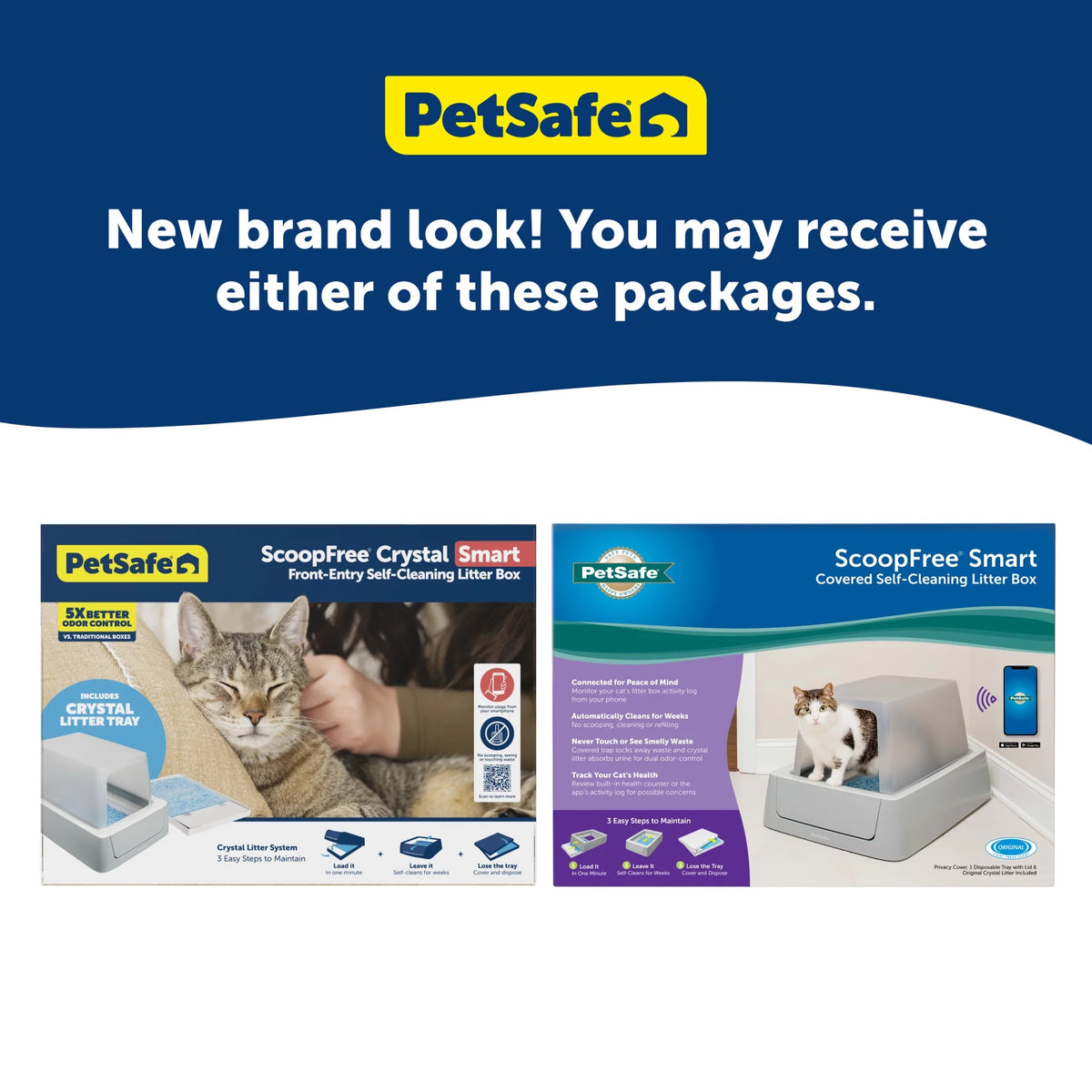 Gray Self-Cleaning Cat Litter Box E549255
