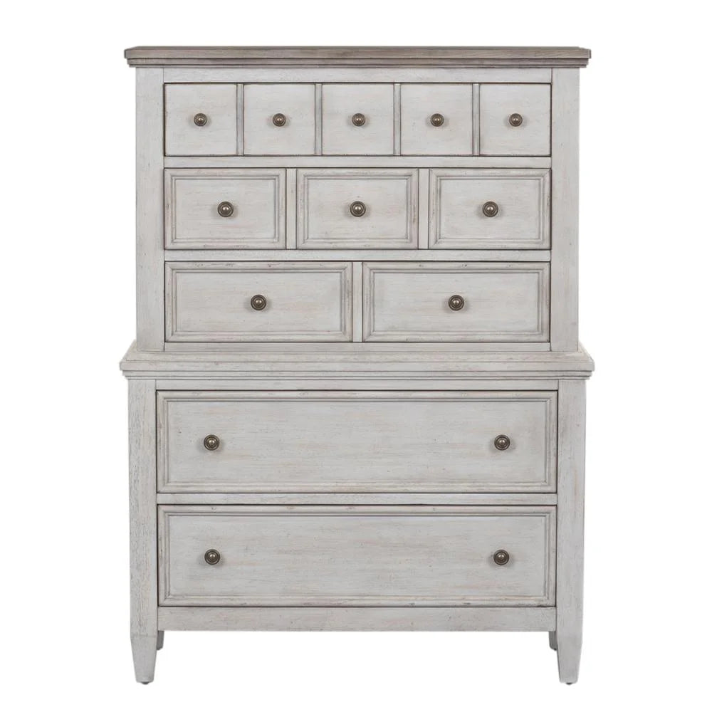 White 5 Drawer Chest T512054