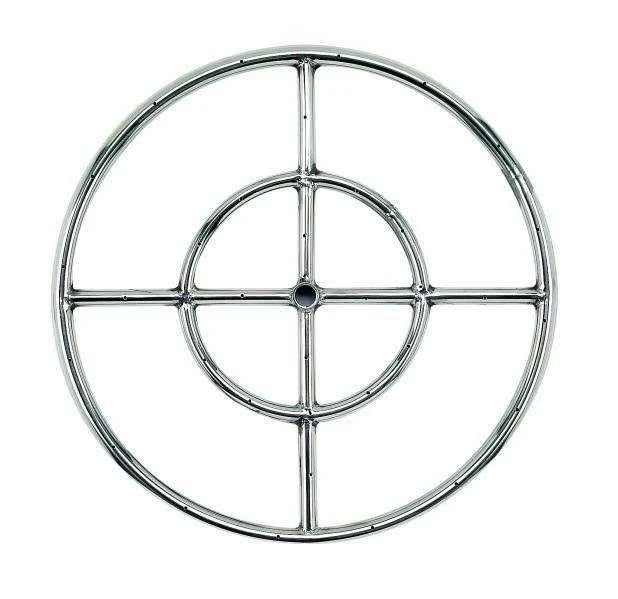 18x22 Round Stainless Steel Fire Pit Burner B511258