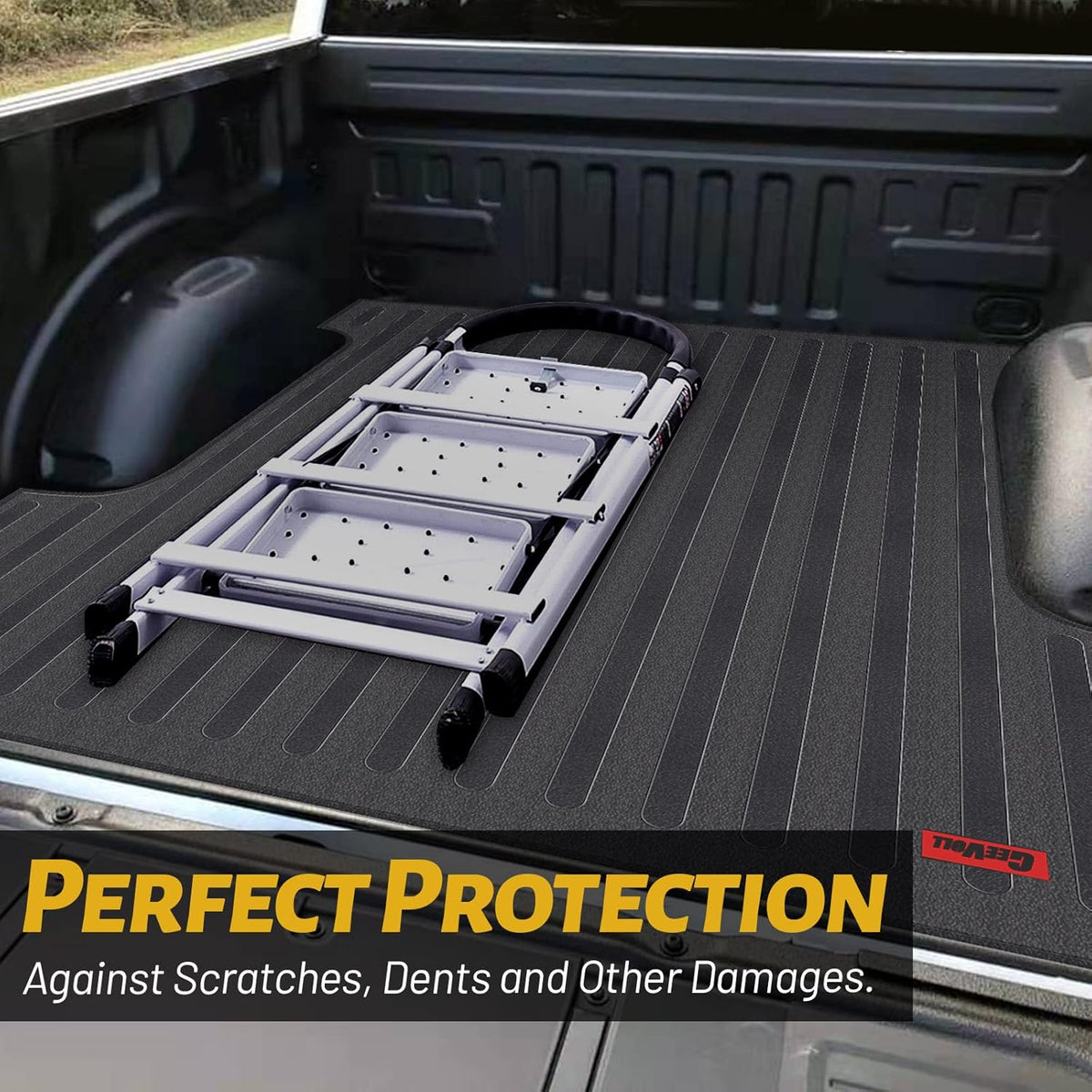 Heavy Duty Rubber Truck Bed Mat Black G777