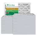 Gold MERV 11 14x25x4 Pleated AC Furnace Air Filter, Pack of 12 H6936