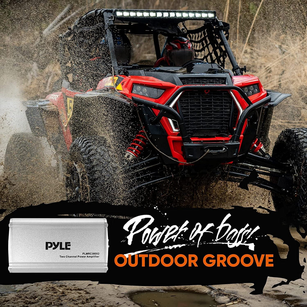2 Channel Weather Resistant Class D Compact Audio Amplifier B38232