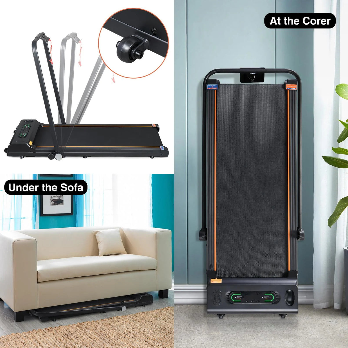 Foldable Treadmill with Remote Control S9322