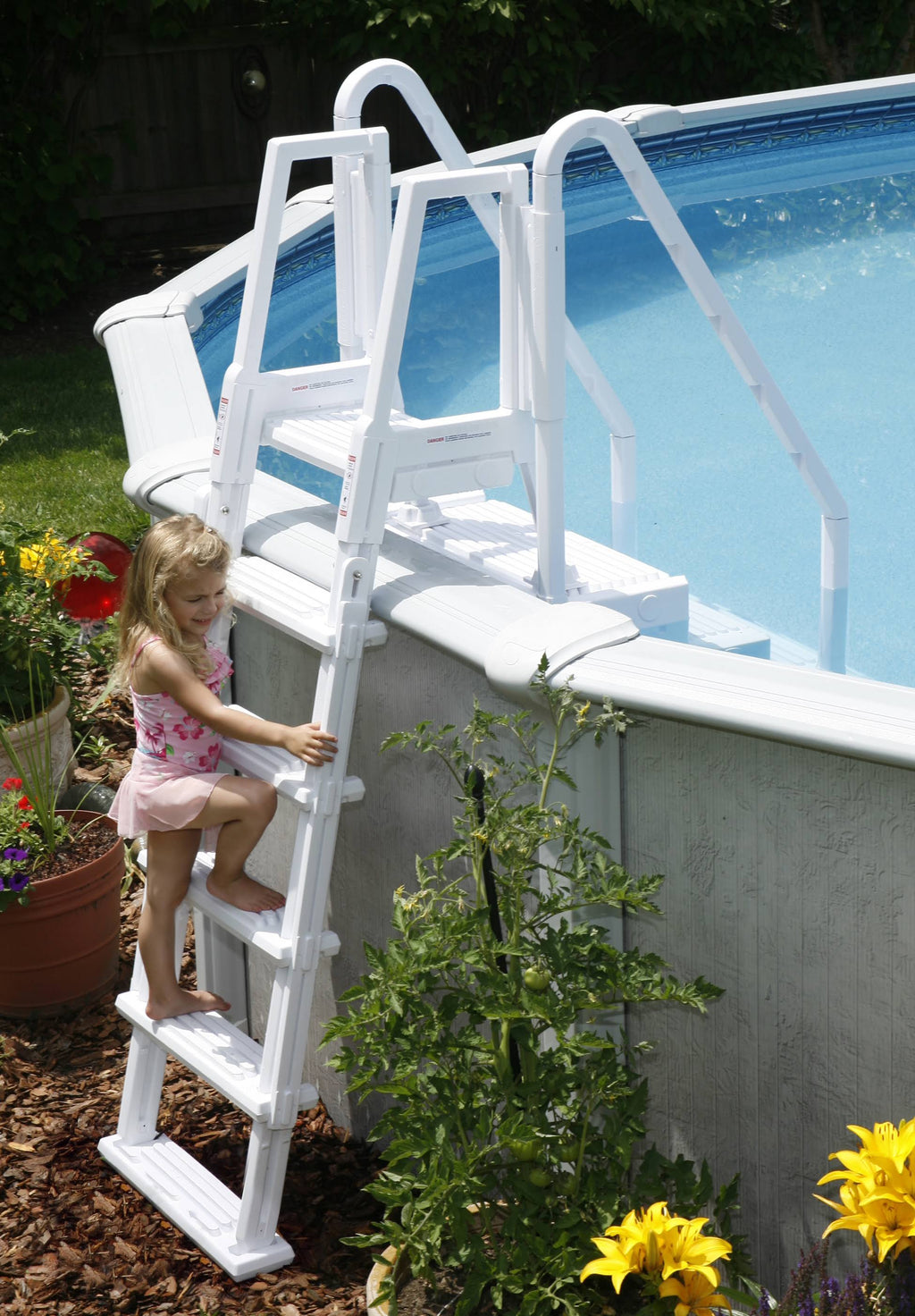Easy Pool Step with Outside Ladder M74979