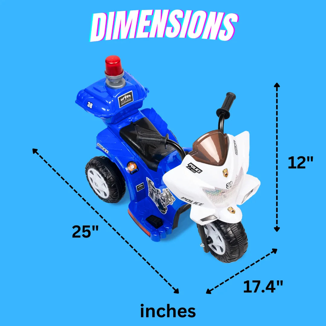 6-Volt Battery-Powered Ride-On Motorcycle E70351