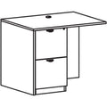 24 x 42 in. Gray Elm Laminate Desk Unit V795