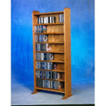 Solid Oak 8 Shelf CD Cabinet Q8527