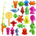 22pcs Magnetic Fishing Game Set with Rod and Net P899663