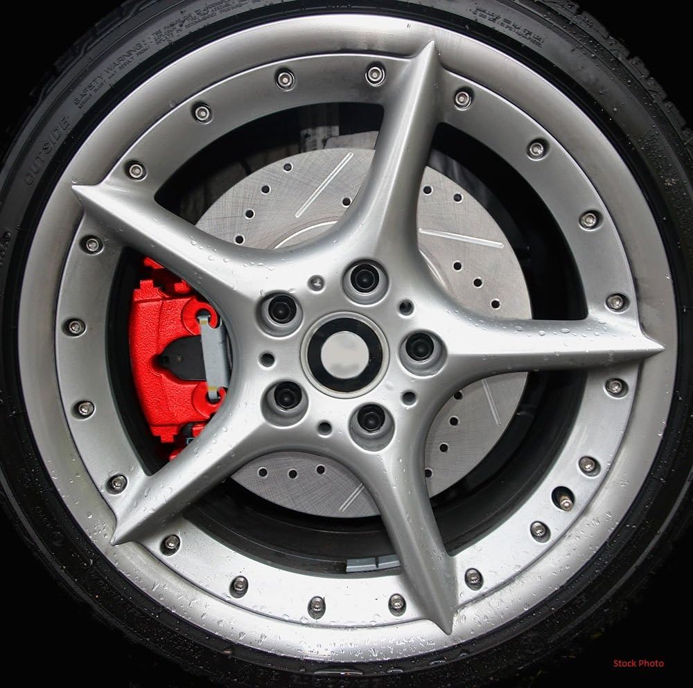 Red Semi-Loaded Calipers and Ceramic Pads Brake Kit U56931