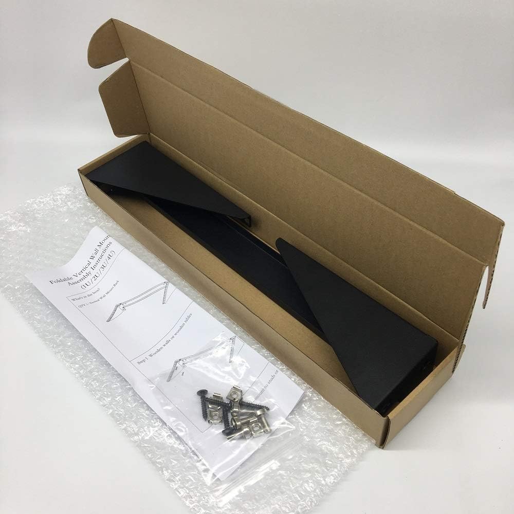 3U 19 inch Steel Foldable Wall Mount Patch Panel Bracket C3874