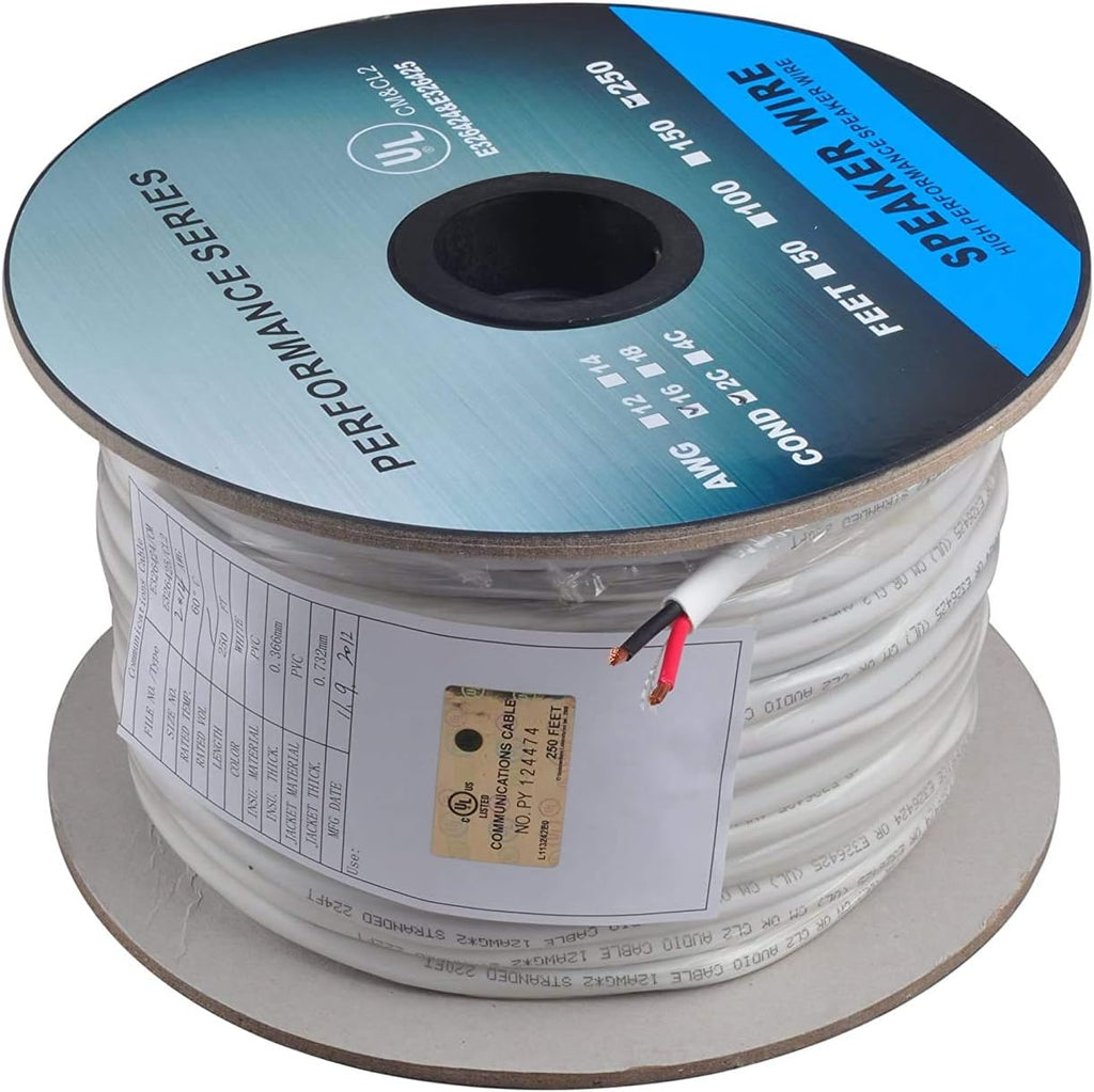 250 Feet 14AWG 2-Conductor Loud Speaker Cable V56912