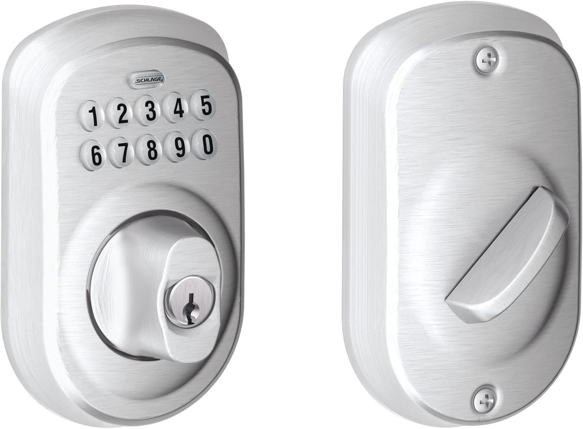Keypad Deadbolt Electronic Keyless Entry Lock U36420