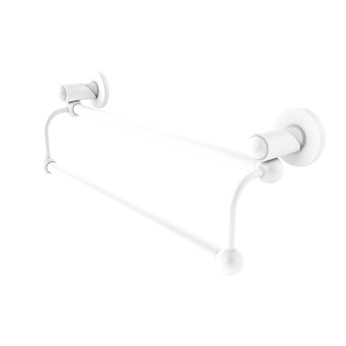 Matte White 18 inch Double Towel Bar N300449