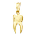 14k Solid Gold Human Tooth Pendant U3792