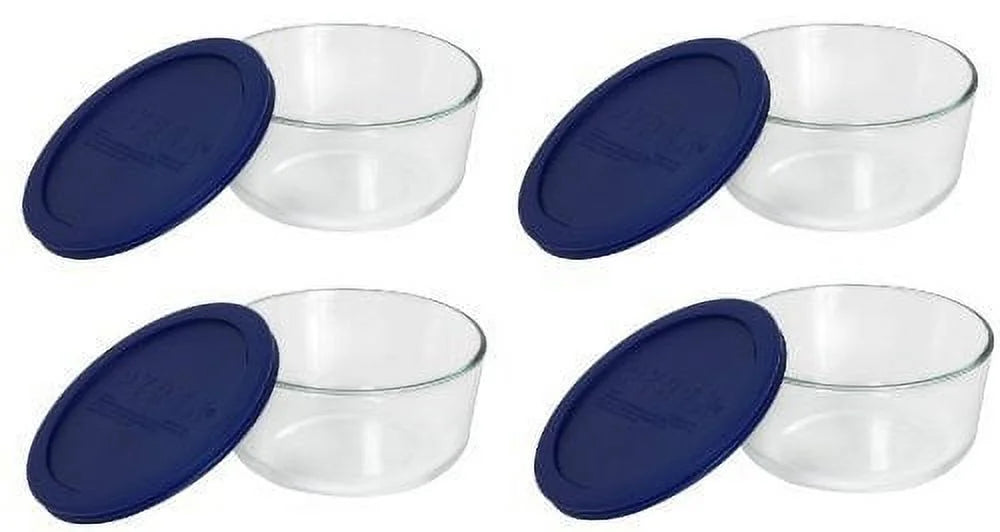 4-Cup Round Storage Dish with Cover, Pack of 2 K931