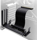 White Vertical Graphics Card Holder Bracket with PCIE3.0 Riser Cable J5542