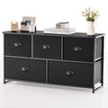 5 Drawer Dresser with Fabric Bins L75097