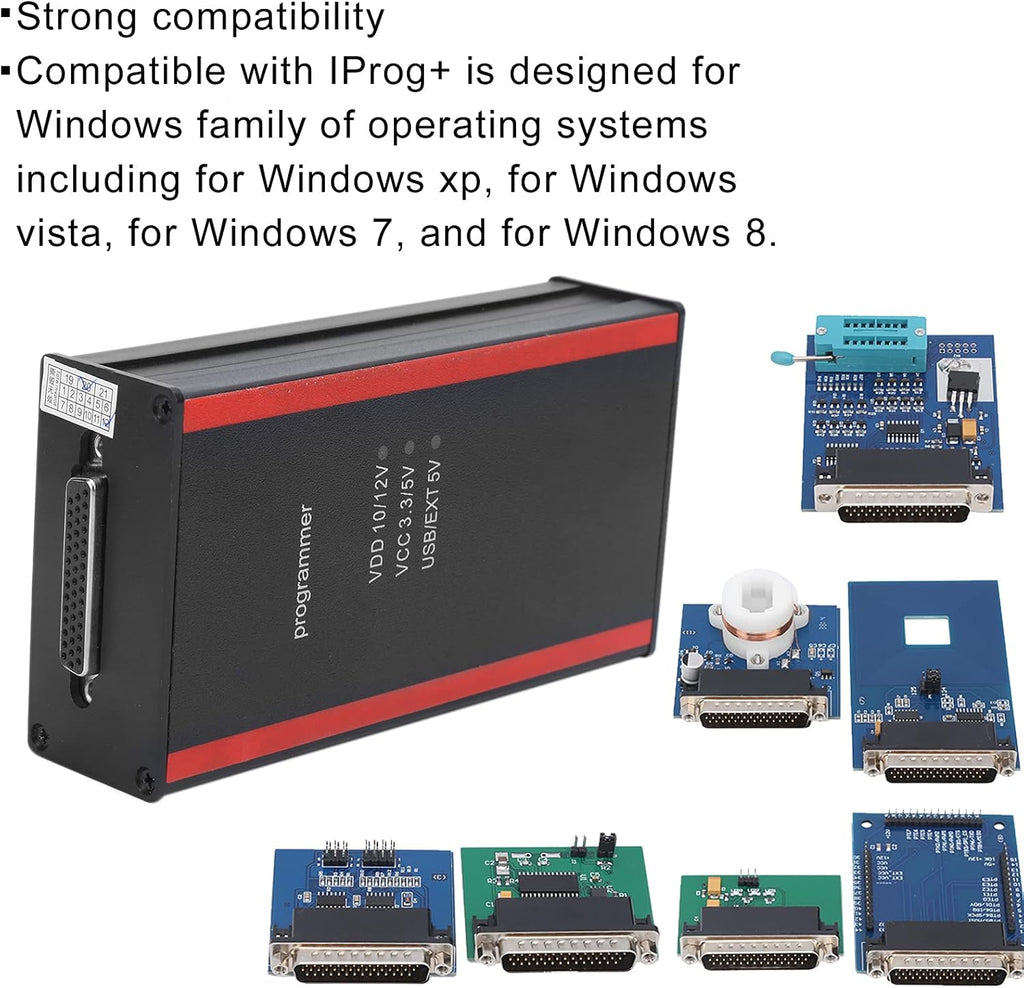 12PCS/Set Metal & Rubber Car Programmer Kit with Full Adapters G849