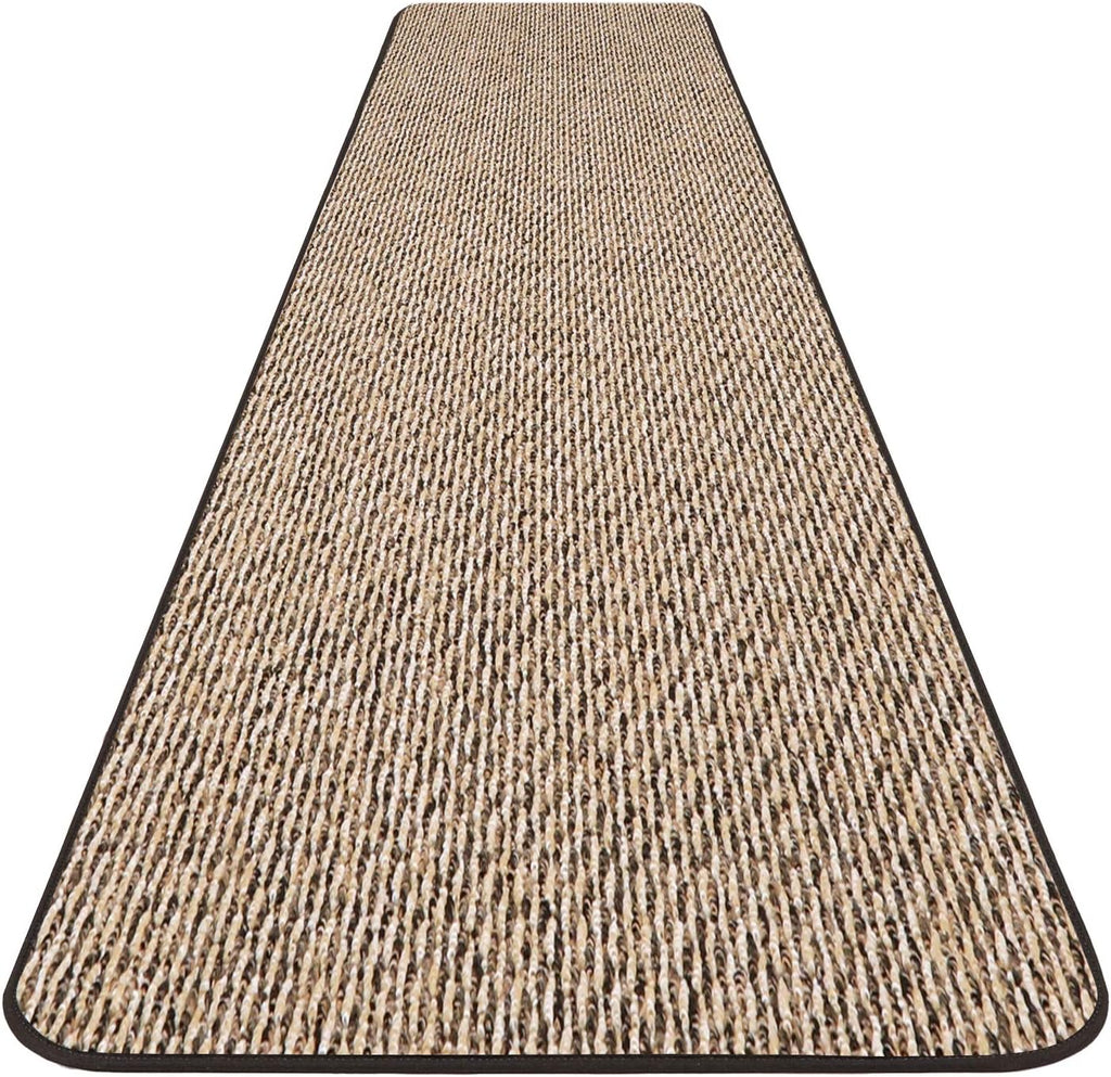 Black Skid-Resistant Carpet Runner V190
