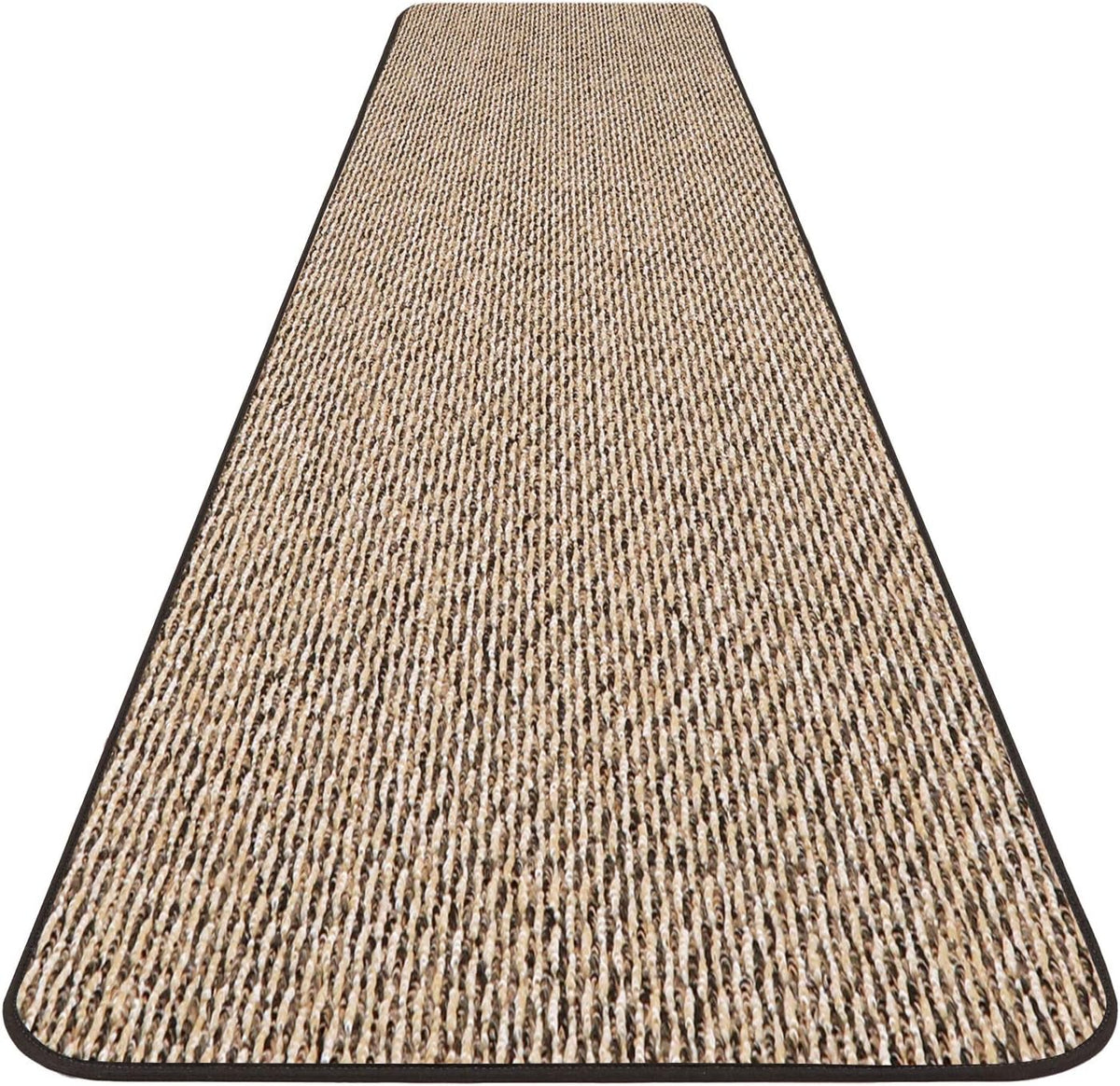 Black Skid-Resistant Carpet Runner V190