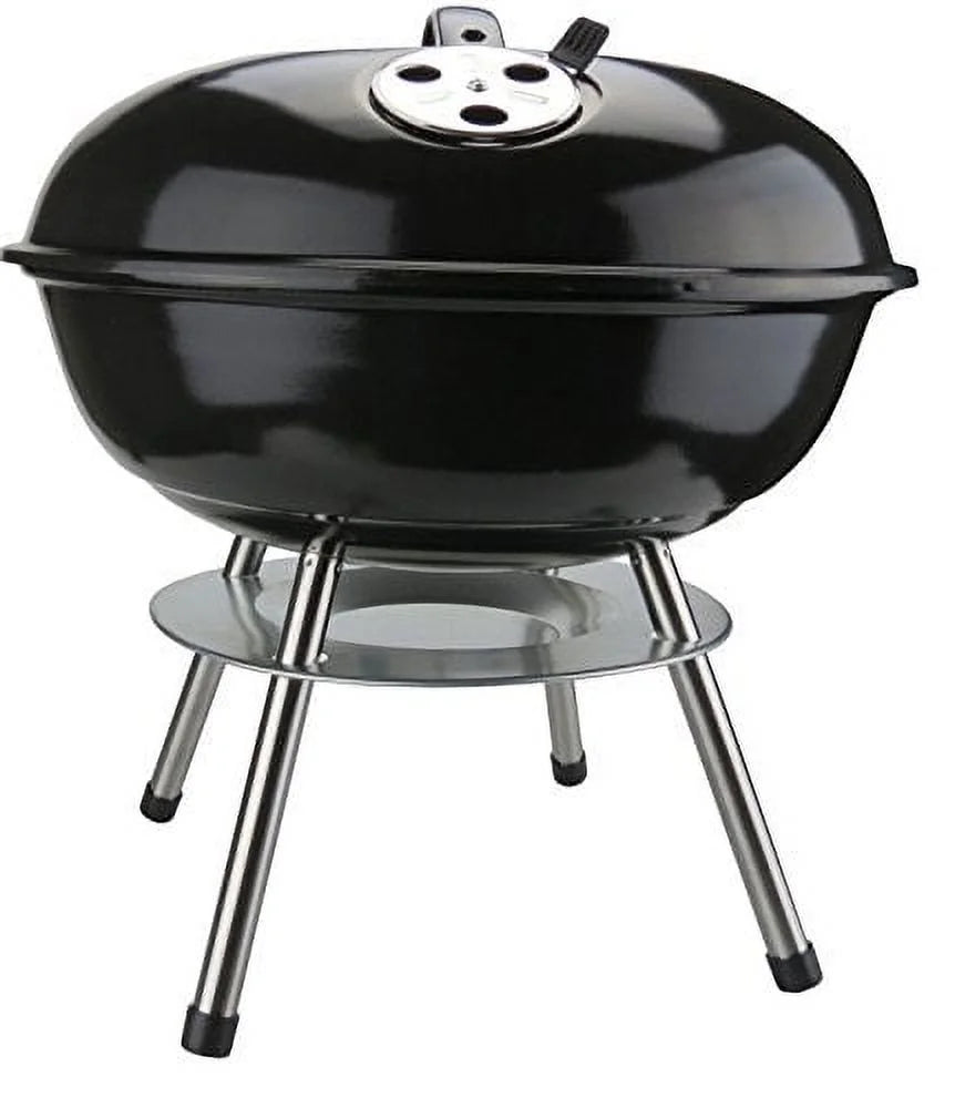 Round Charcoal BBQ Grill 14-Inch Y2898