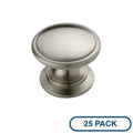 Satin Nickel Mushroom Cabinet Knob Z679396