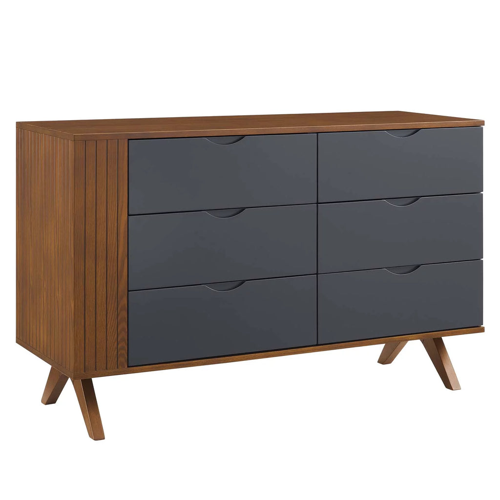 4 Piece Bedroom Set in Walnut G13057