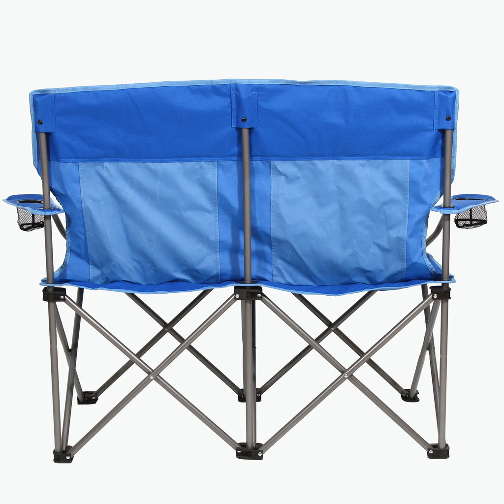Blue Double Folding Lawn Chair A126