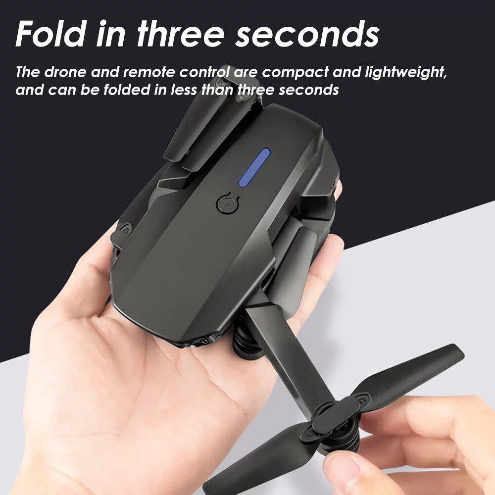 4K HD Dual Camera RC Drone with 4 Batteries U219401