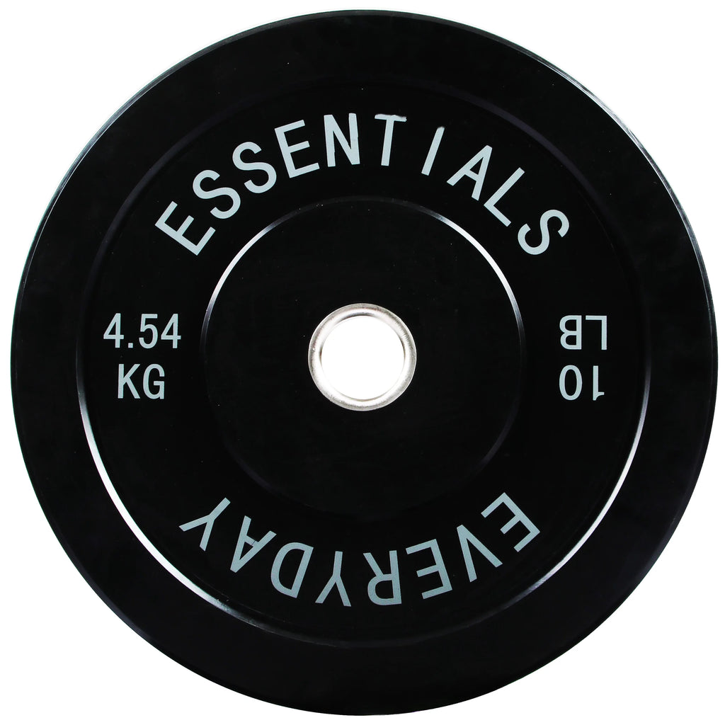 Black 10 lbs Bumper Plate with Steel Hub I634180